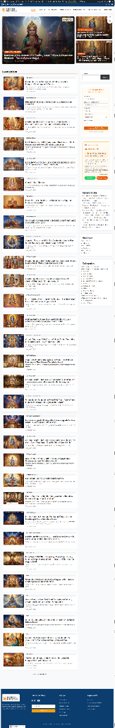 Hindu Dev Gyan Full Website Preview